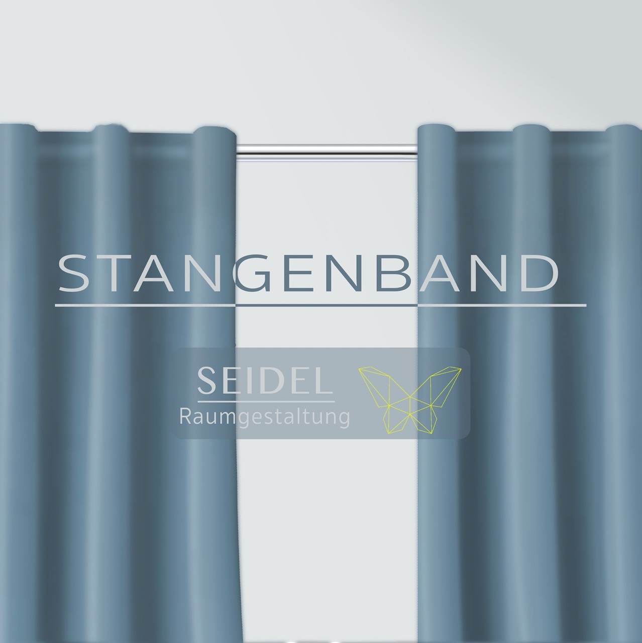 Ein Vorhang mit Stangenband