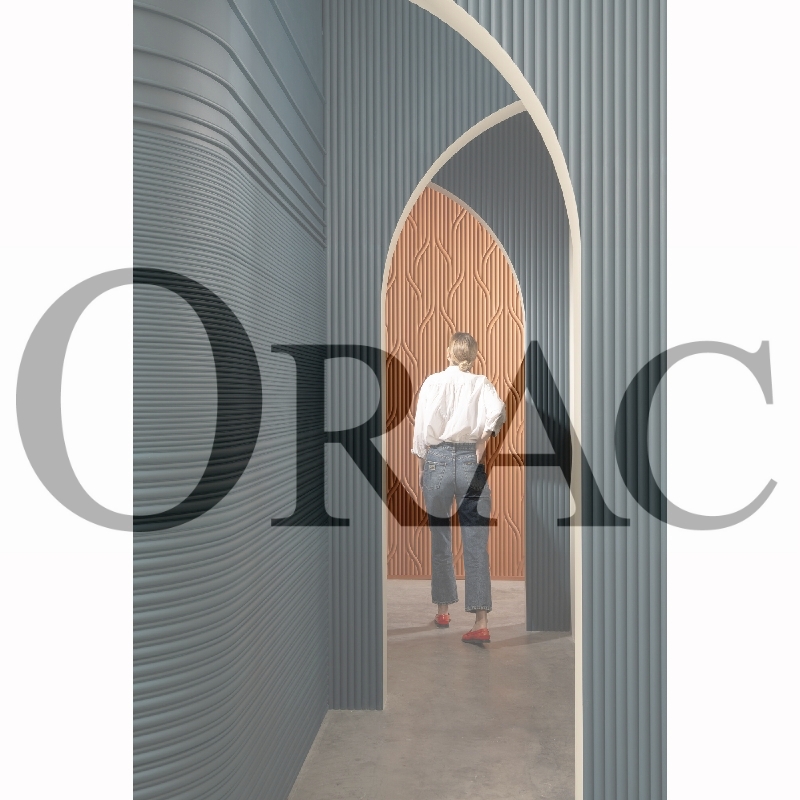 Diese Bild zeigt eine drei-d Wandgestaltung von orac
